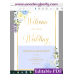 Yellow Blue Welcome sign template,Yello Blue Wedding Welcome sign template, (132)